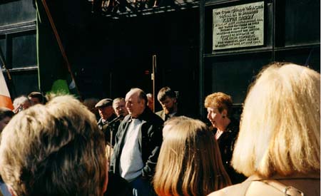 Image of Frank Harte at Kevin Barry’s Commemoration